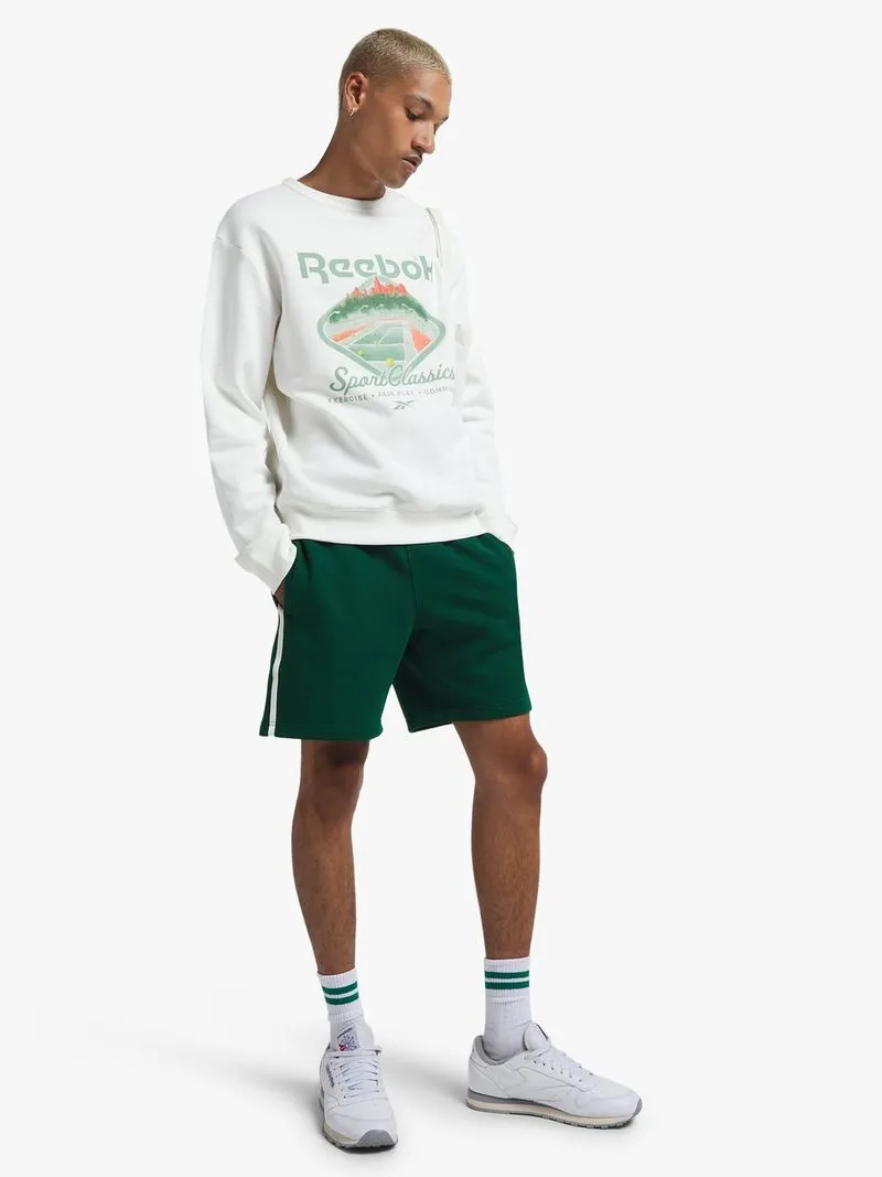 Reebok Men's Sports Classic Cream Crew Sweatshirt