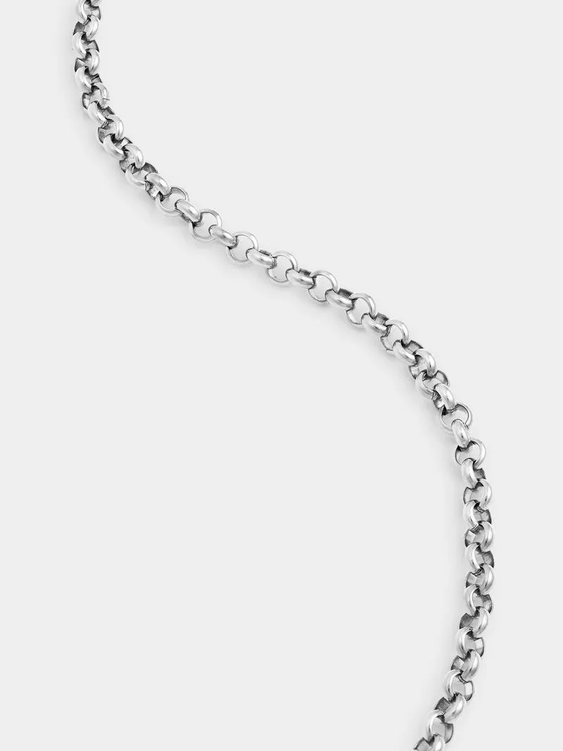 Tempo Jewellery Stainless Steel T-Bar Rolo Bracelet