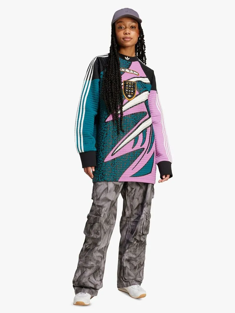 adidas Originals Women's Premium Oversized Multicolour Goalie Jersey