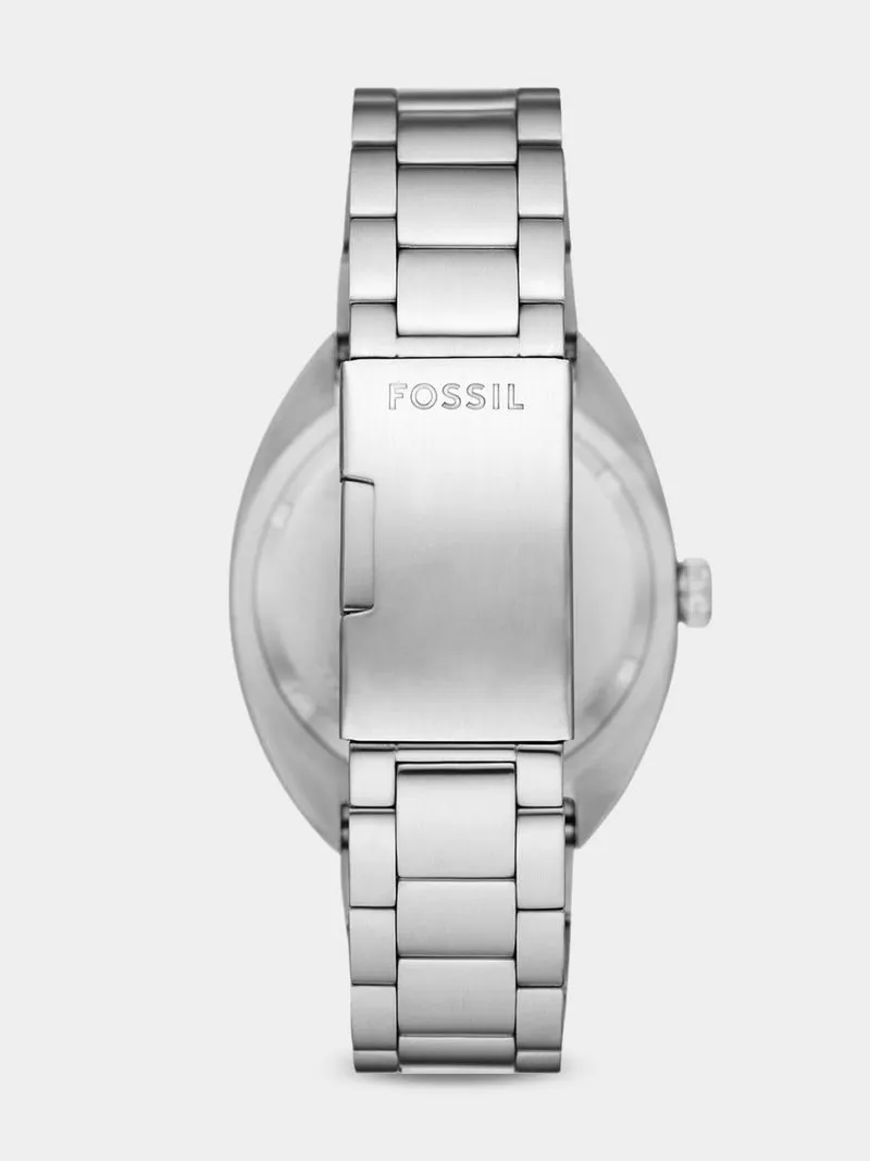 Fossil Men's Breaker Green Dial Stainless Steel Bracelet Watch