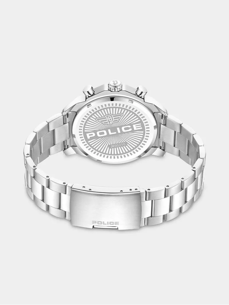 Police Rangy Stainless Steel Blue Dial Chronographic Bracelet Watch