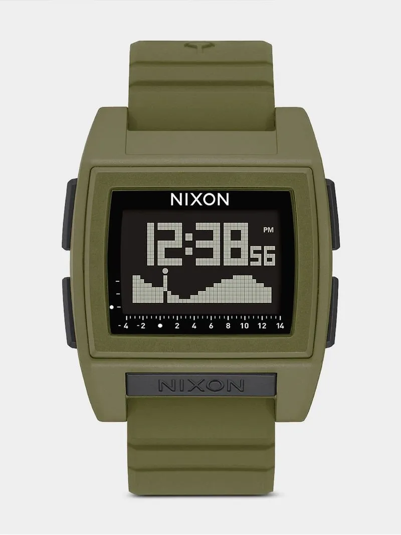 Nixon Men's Base Tide Pro Surplus Digital Silicone Watch