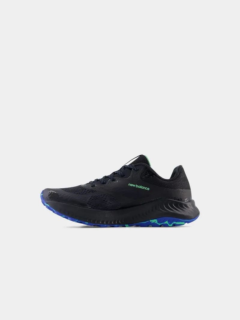Mens New Balance DynaSoft Nitrel V5 Black/Blue Trail Running Shoes
