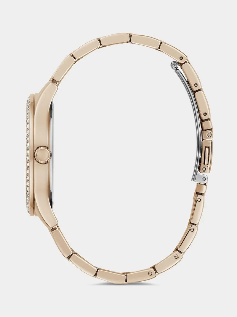 Guess Lady Idol Rose Plated Stainless Steel Bracelet Watch