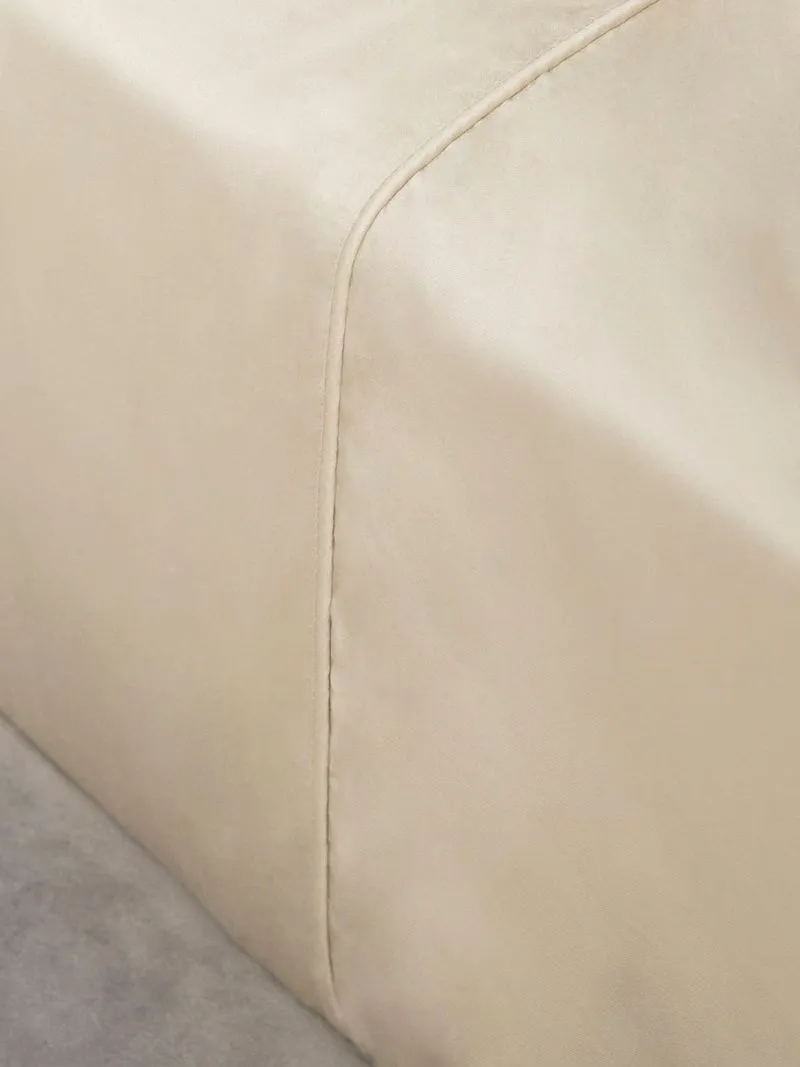 Grace Most Lustrous Gold Seal Certified Egyptian Cotton 400 Thread Count Flat Sheet Champagne