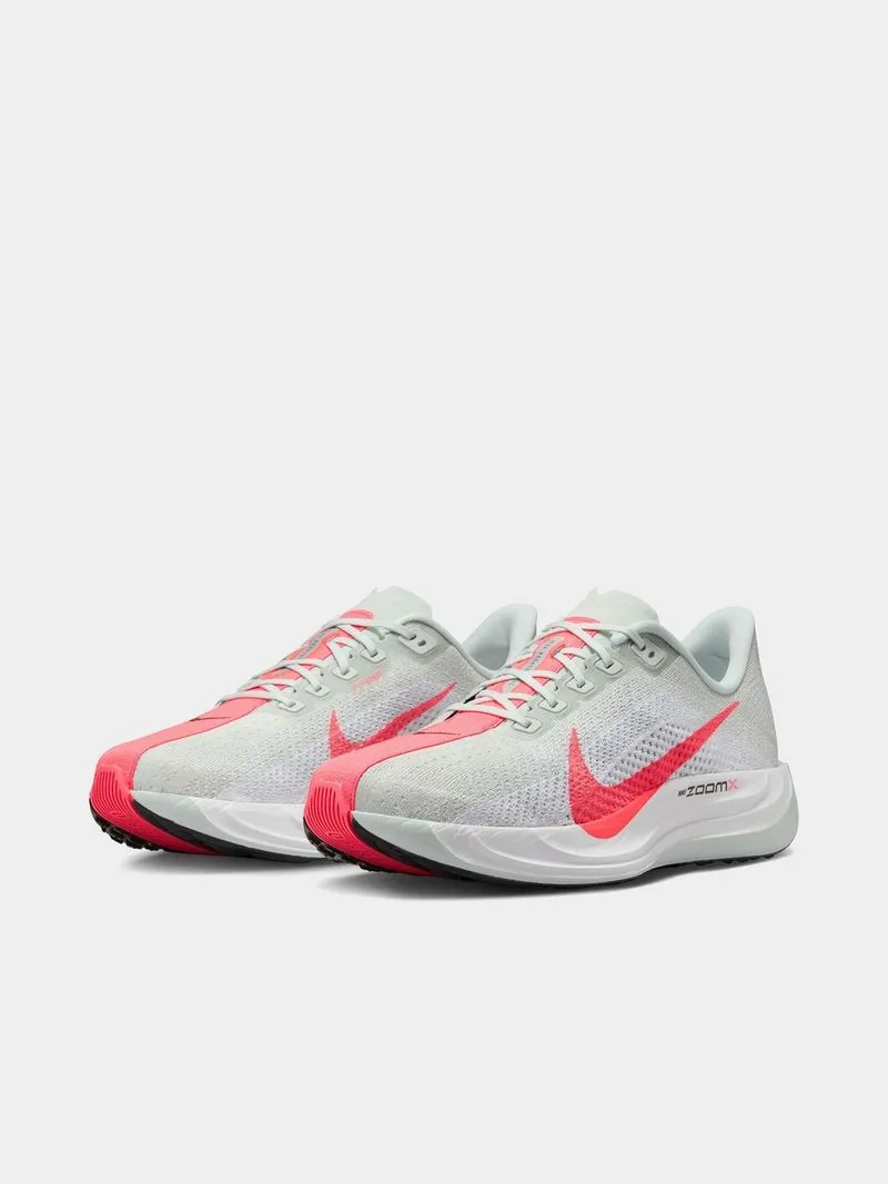 Mens Nike Pegasus Plus White/Grey/Red Running Shoes