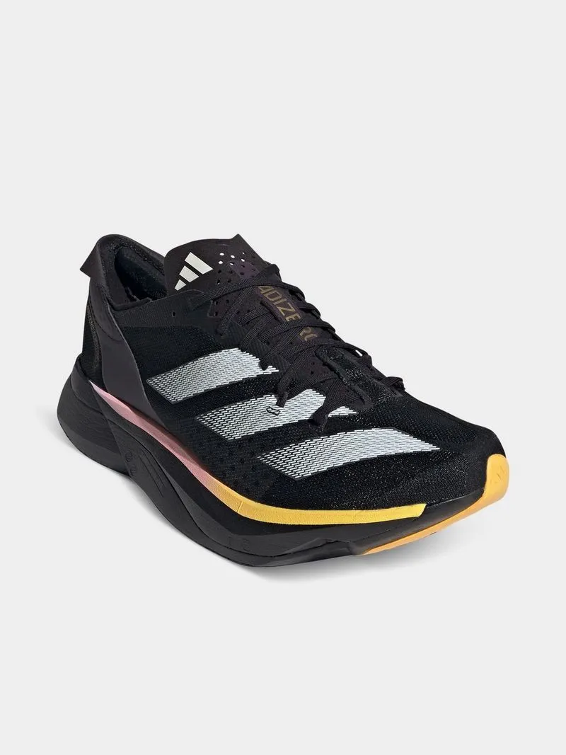 Mens adidas Adizero Adios Pro 3 Black/Yellow Running Shoes