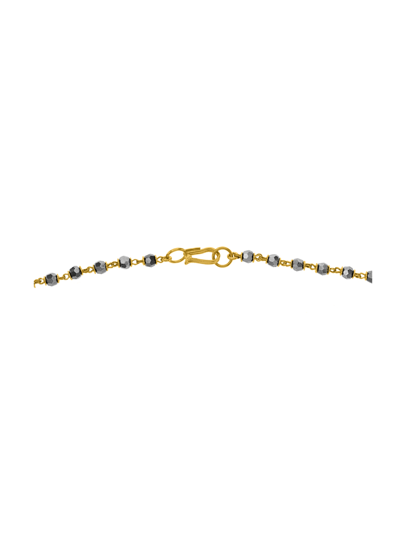 Yellow Gold & White Gold, Traditional +-45cm Mangal Sutra Chain
