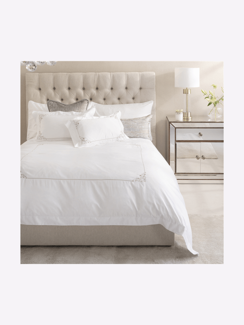 Grace Manon 600 Thread Count Duvet Cover Set Champagne