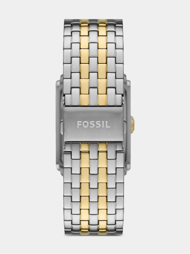 Fossil Carraway Stainless Steel & Gold Plated Bracelet Watch