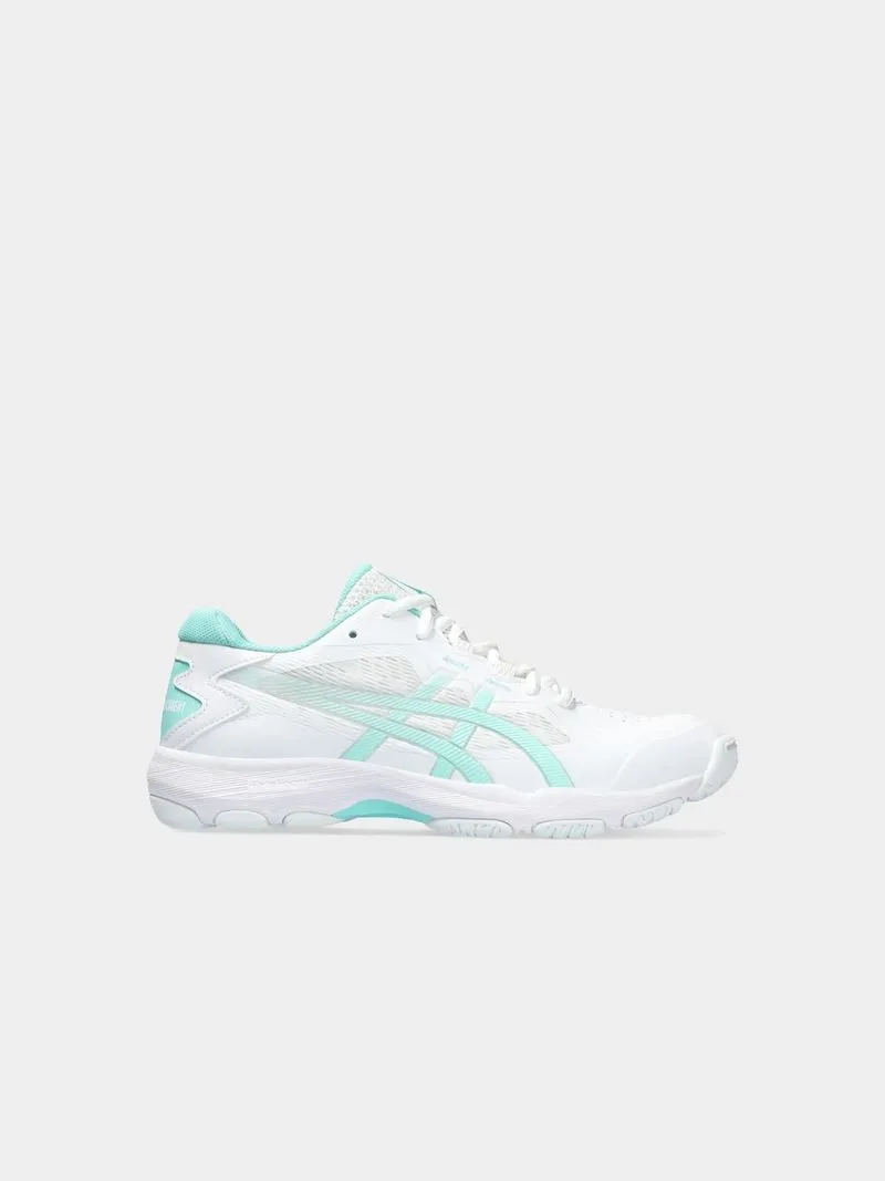 Womens Asics Gl-Netburner Academy 9 White/Illumate Shoes