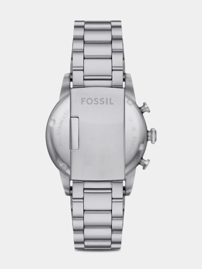 Fossil Sport Tourer Green Dial Stainless Steel Bracelet Chronograph Watch