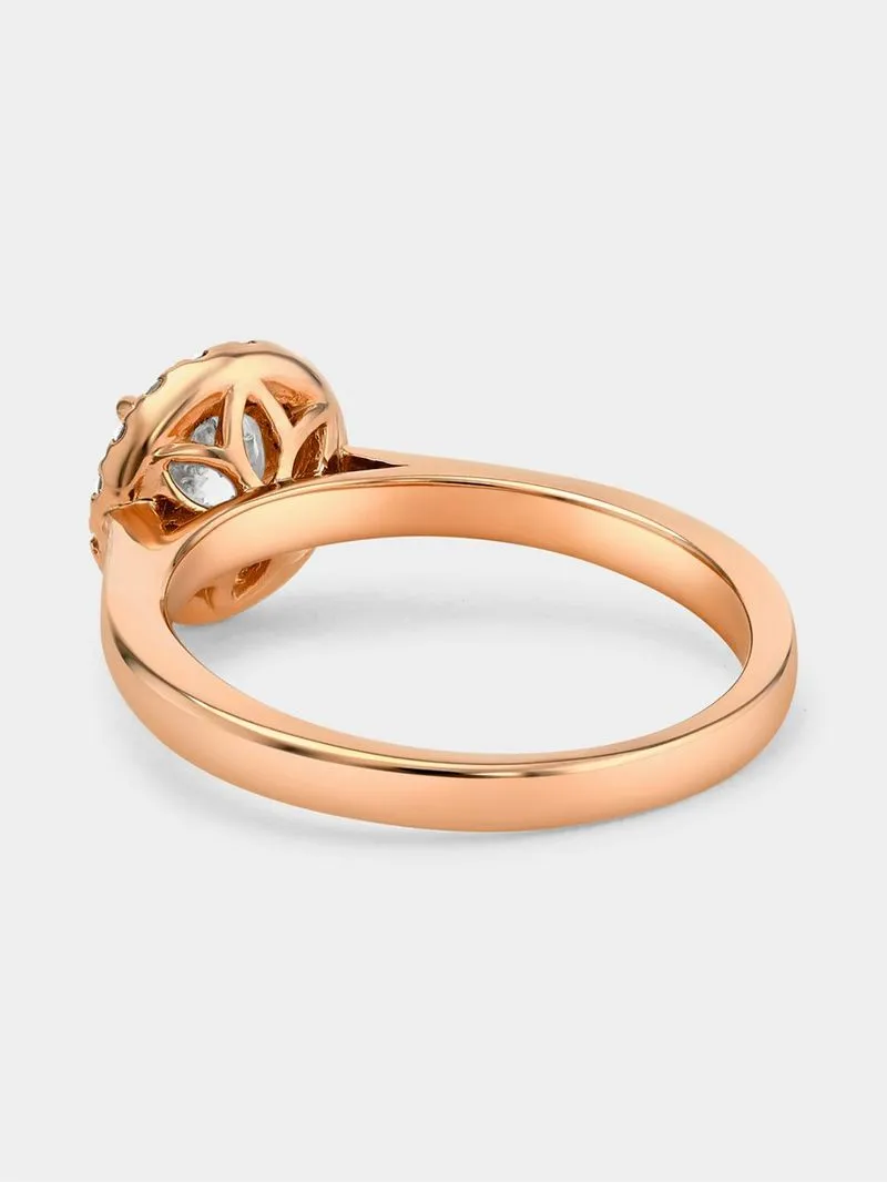 Rose Gold 1.20ct Diamond Solitaire Ring