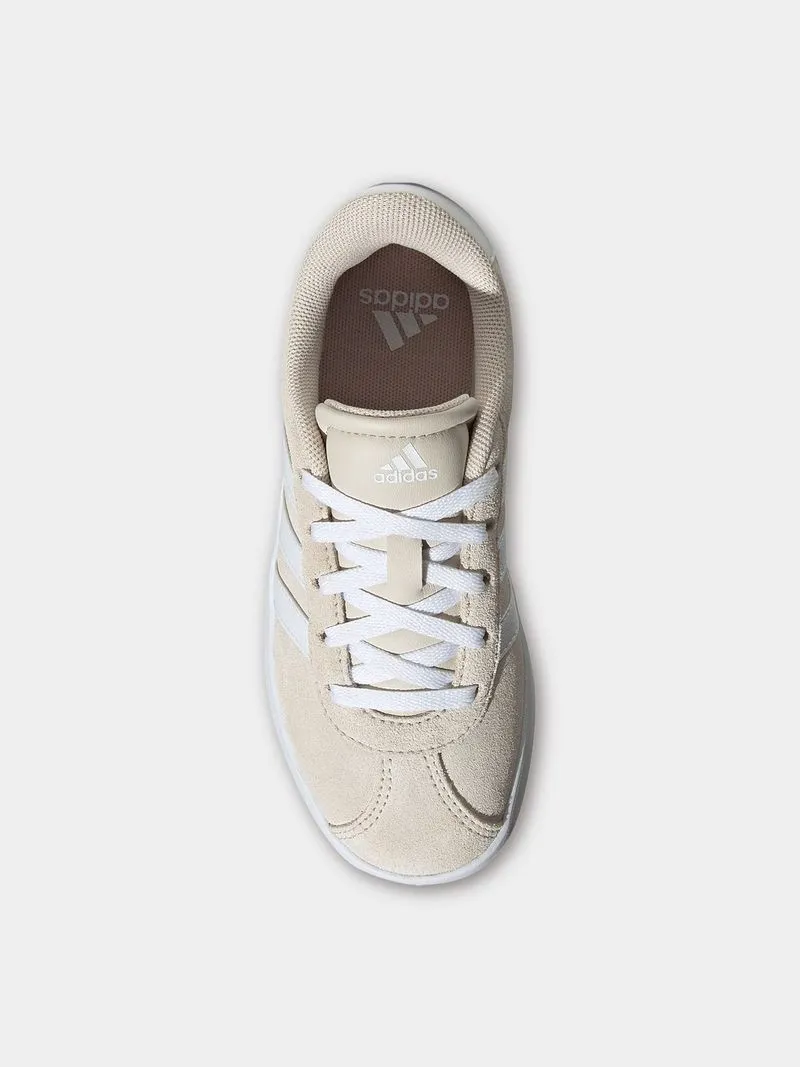 Junior Grade-School adidas VL Court 3.0 Beige/White Sneakers