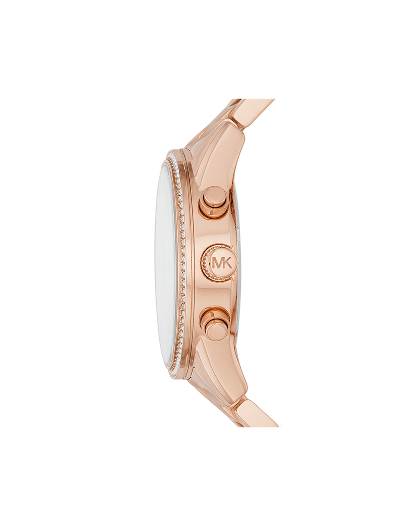 Michael Kors Ladies Ritz Rose Tone Bracelet Watch