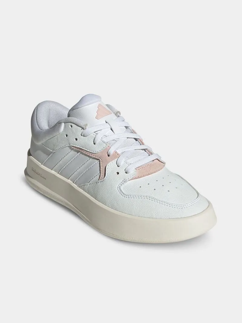 Womens adidas Court 24 White/Off White Sneakers