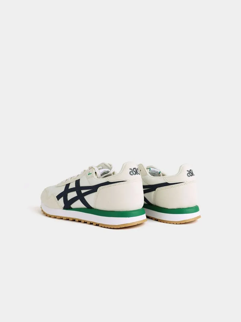 Mens Asics Tiger Runner II Cream/Navy Sneaker