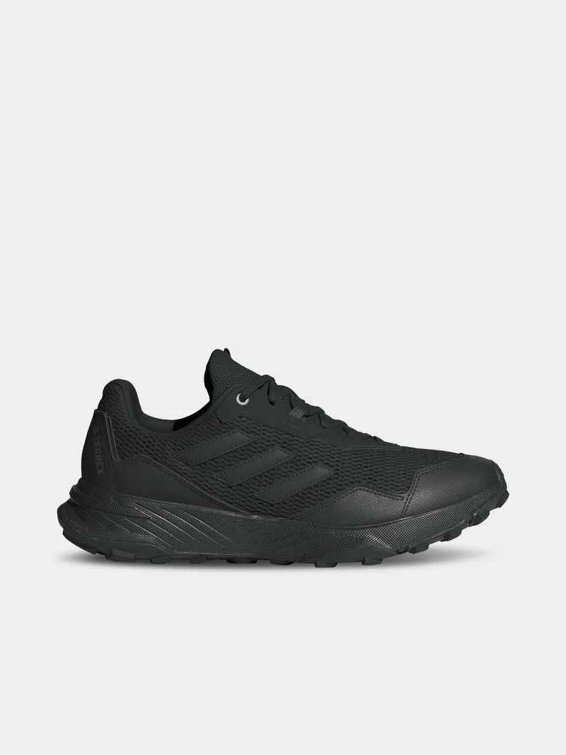 Mens adidas Tracefinder Black Trail Running Shoes