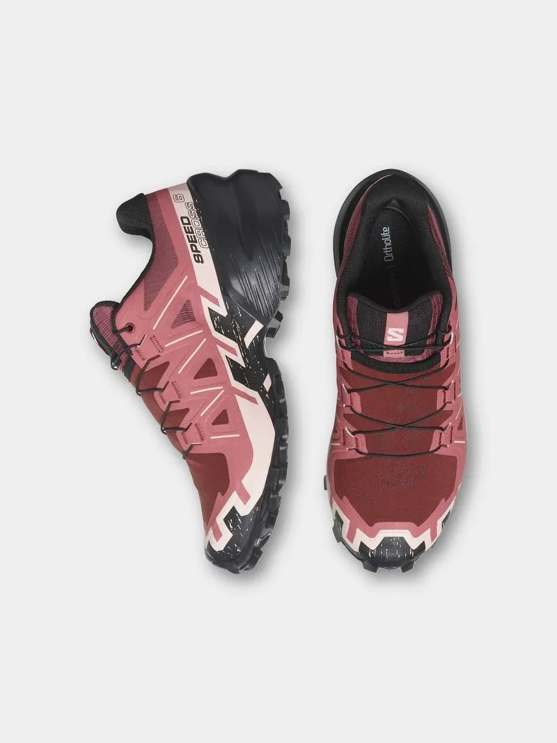 Womens Salomon Speedcross 6 Cow Hide/Black Tral Running Shoes