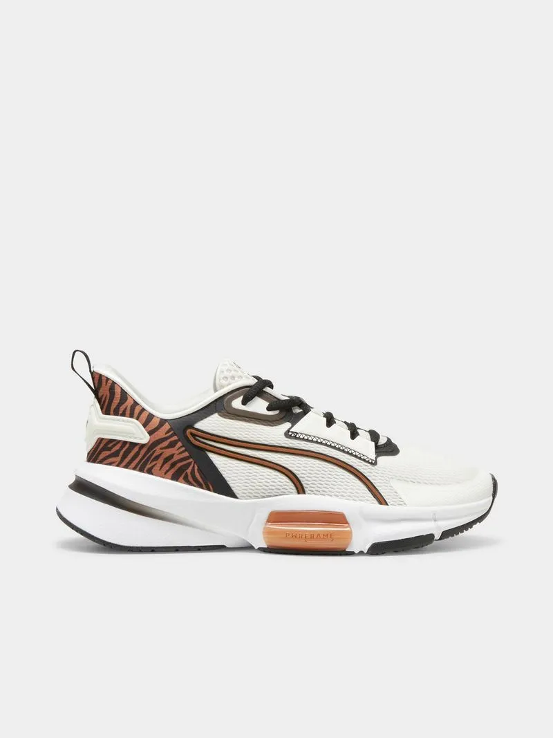 Womens Puma PWRFrame TR Animal Remix Training Shoes