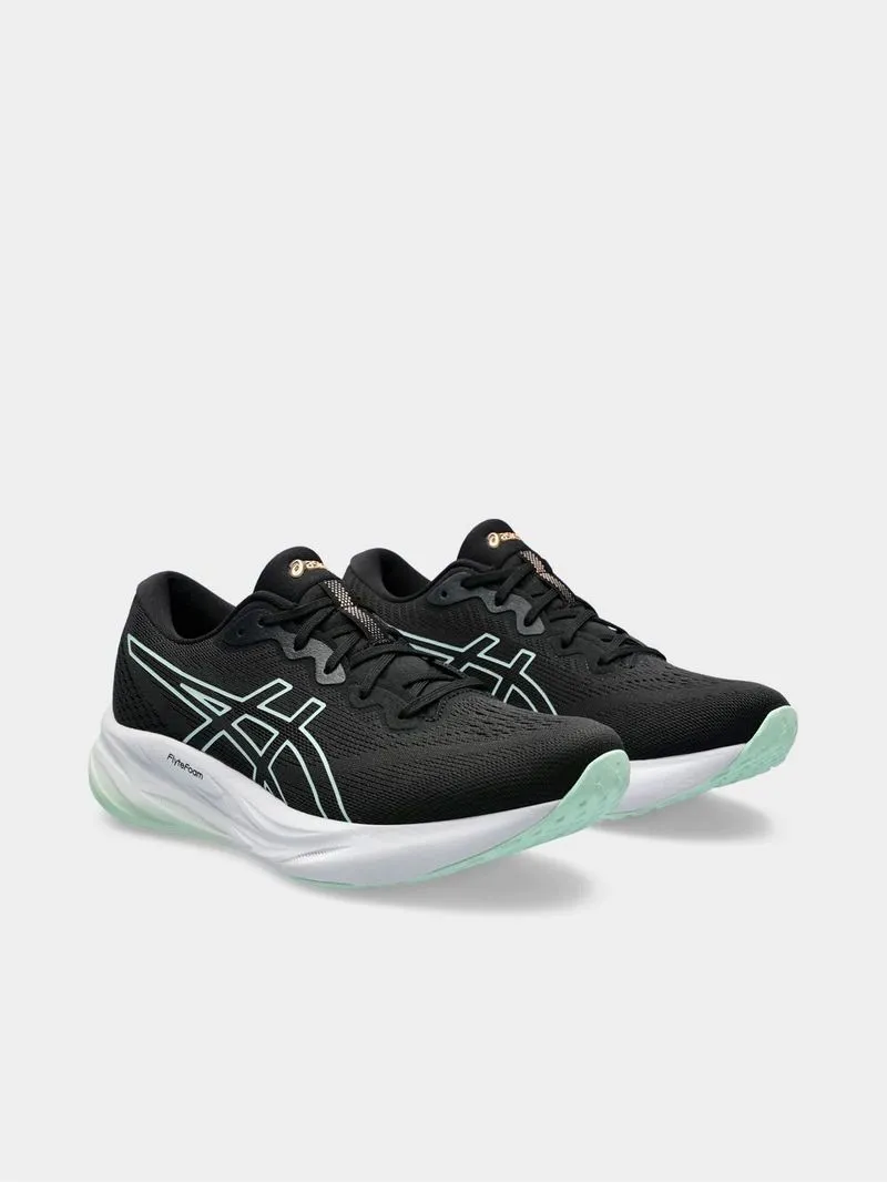 Womens Asics Gel-Pulse 15 Black/Mint Tint Running Shoes