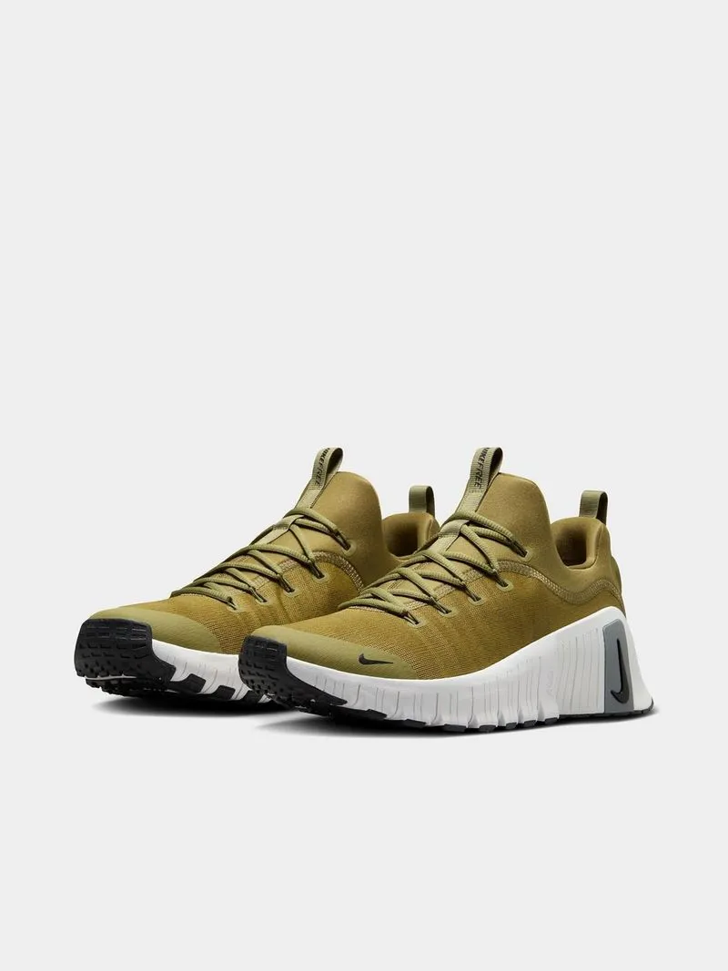 Mens Nike Free Metcon 6 Olive/White Training Shoes