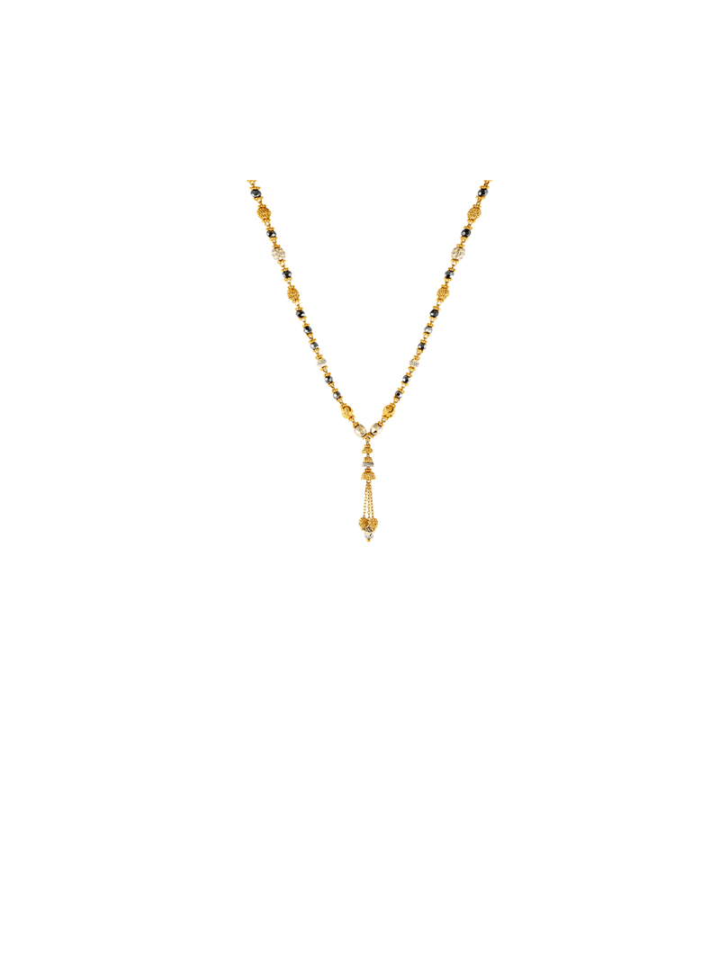 White and Yellow Gold Mangal Sutra Necklace