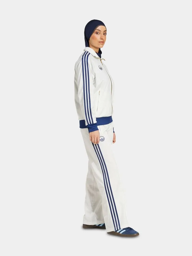 adidas Originals Women's Firebird Badge White Track Top