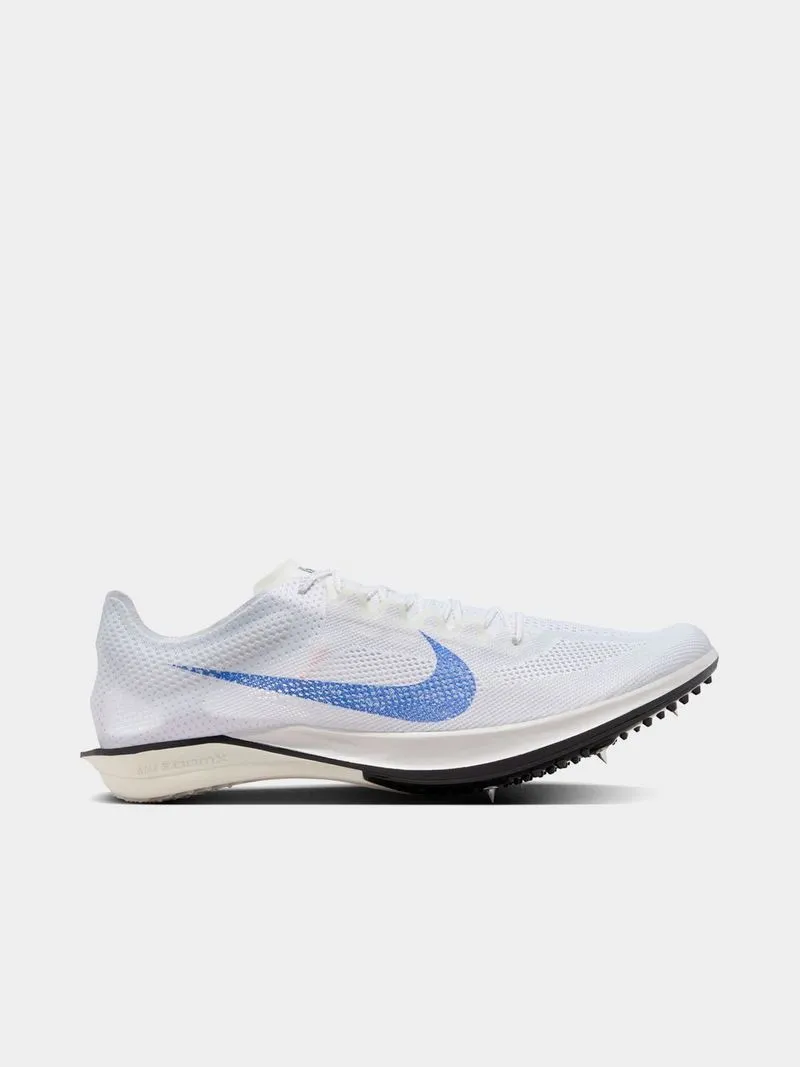 Mens Nike ZoomX Dragonfly 2 Blueprint White/Blue Distance Spikes