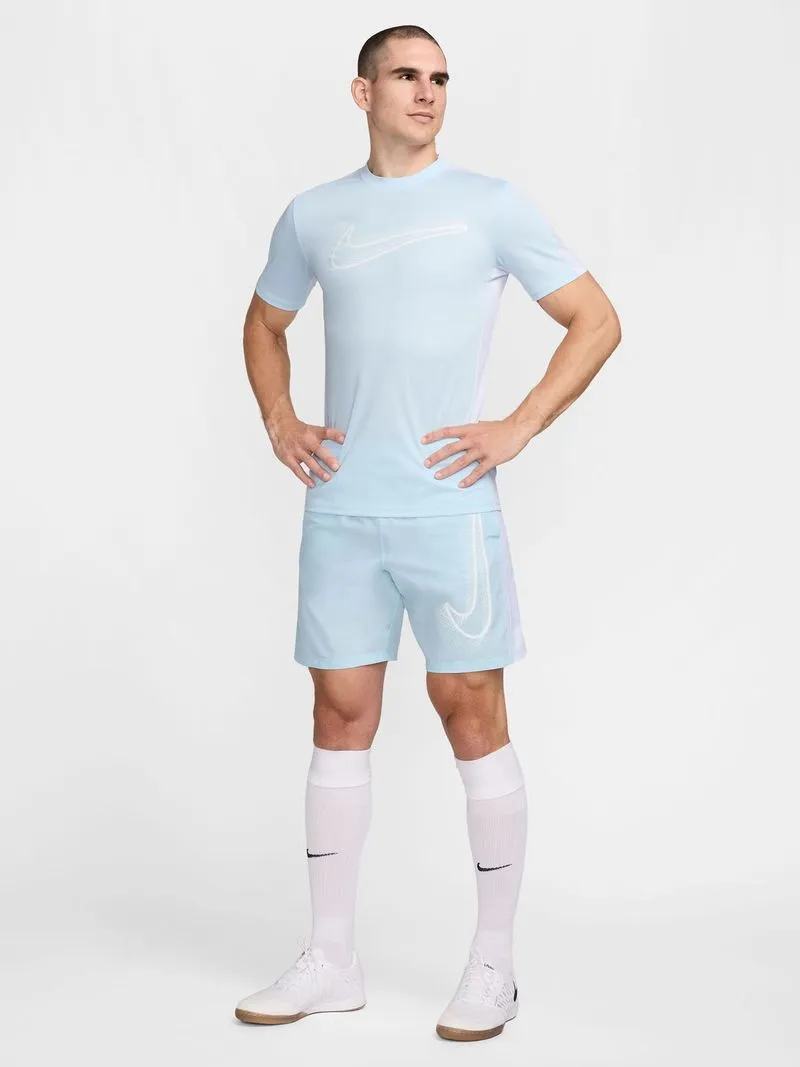 Mens Nike Dri-Fit Academy Ice Blue Football Shorts
