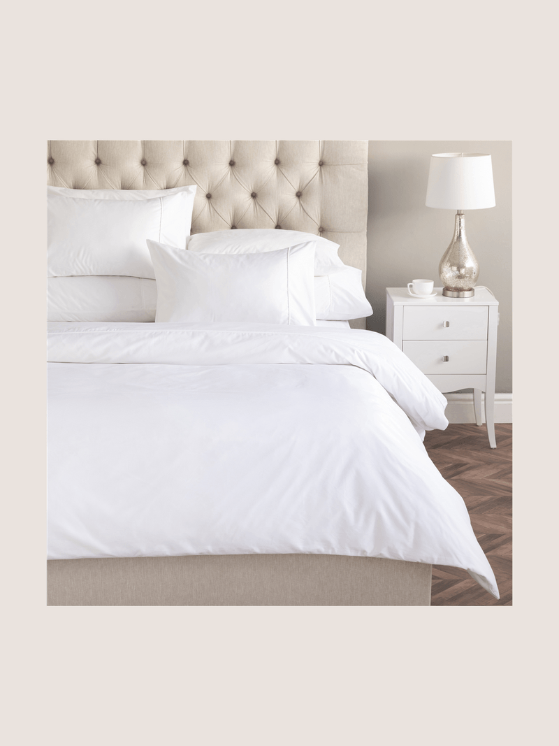Gold Seal Certified Egyptian Cotton 600 Thread Count Duvet Cover Set White