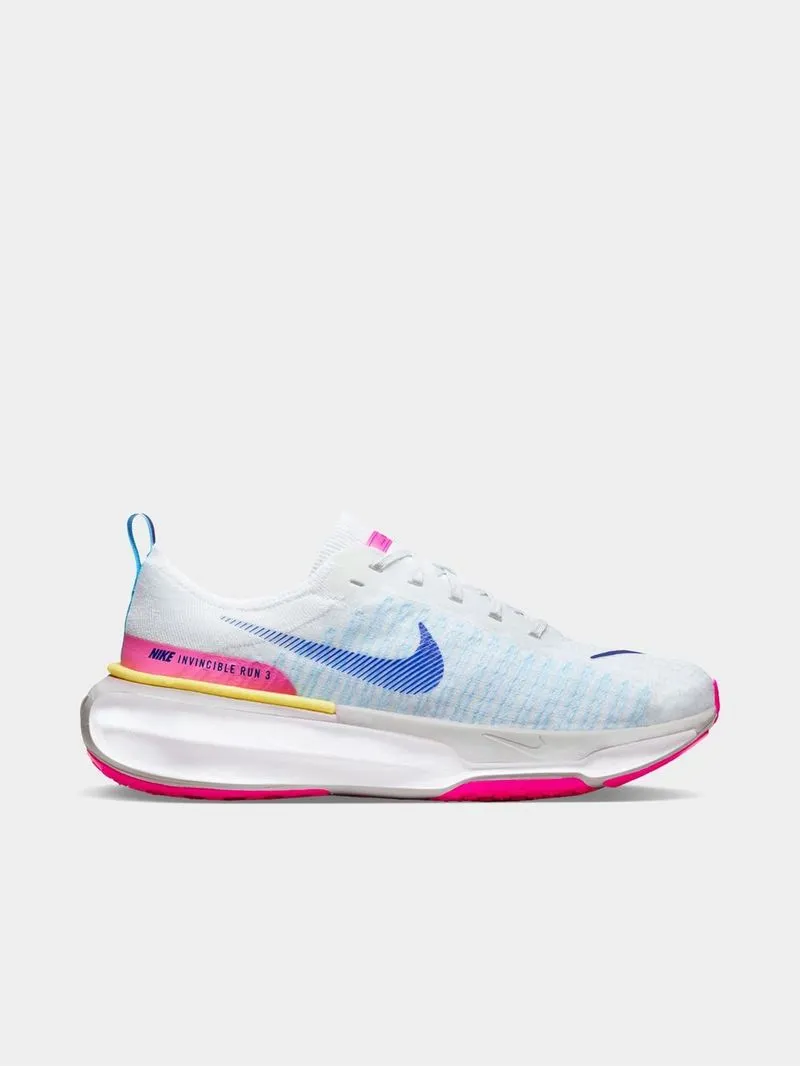 Mens Nike ZoomX Invincible Run 3 Grey/Pink Running Shoes