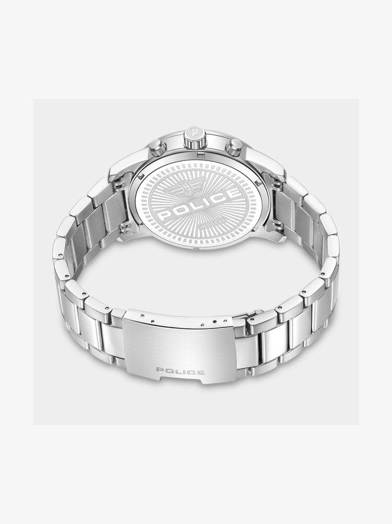 Police Avondale Stainless Steel Navy Dial Bracelet Watch