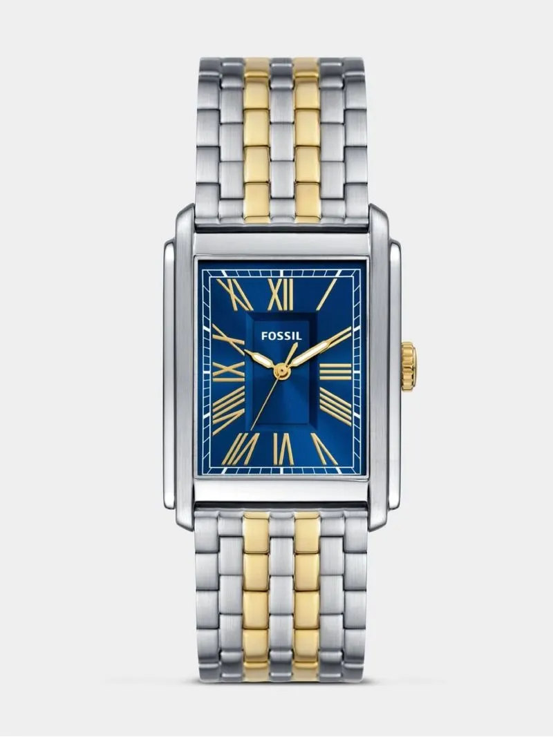 Fossil Carraway Stainless Steel & Gold Plated Bracelet Watch