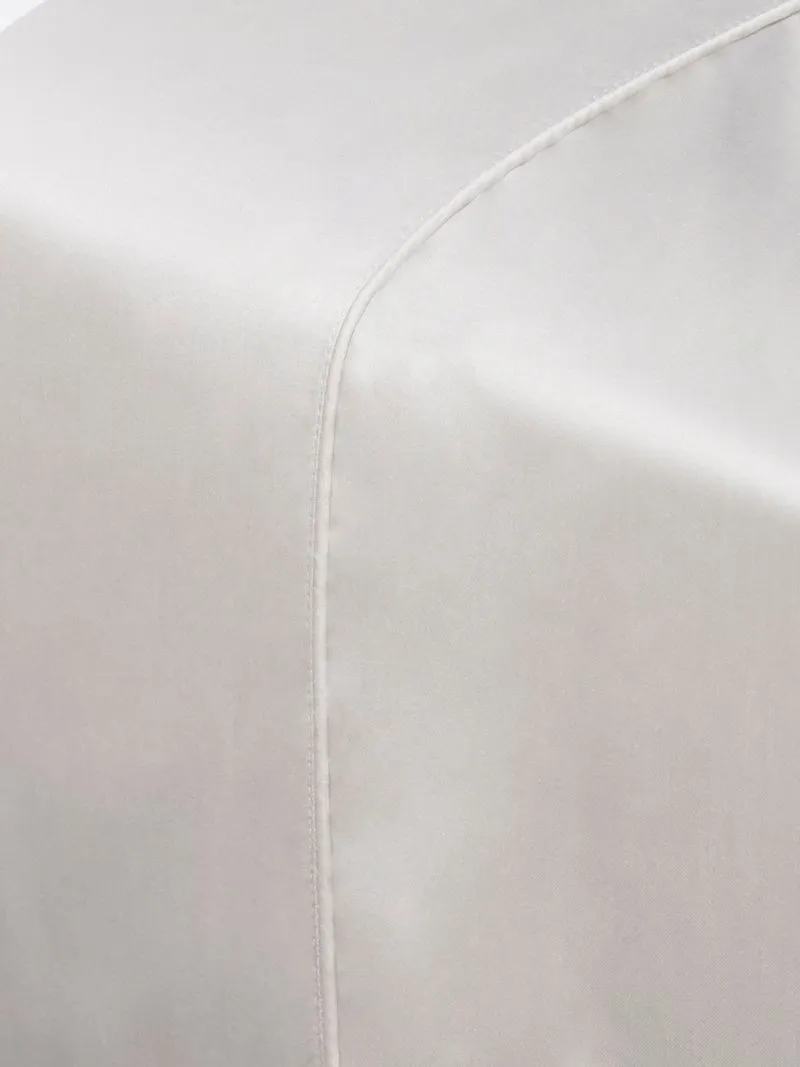 Grace Most Lustrous Gold Seal Certified Egyptian Cotton 400 Thread Count Flat Sheet Silver