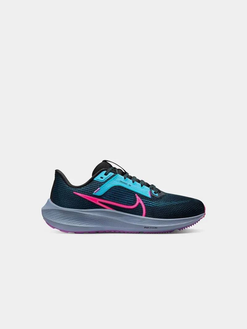 Women's Nike Air Zoom Pegasus 40 Black/Hyper Pink Running Shoes