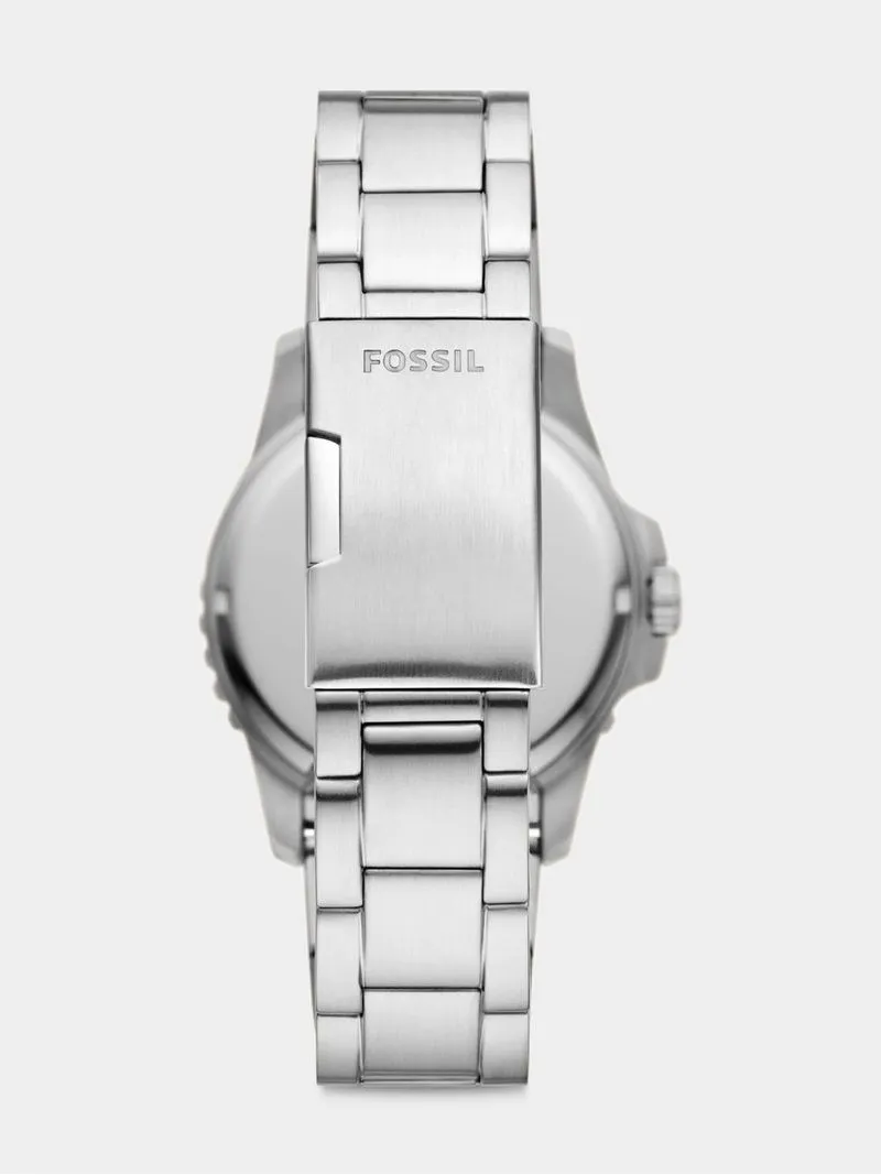 Fossil Blue Stainless Steel Green Dial Bracelet Watch