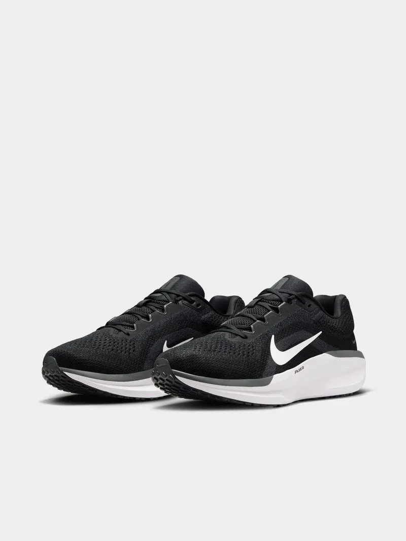 Mens Nike Air Winflo 11 Black/White/Grey Running Shoes