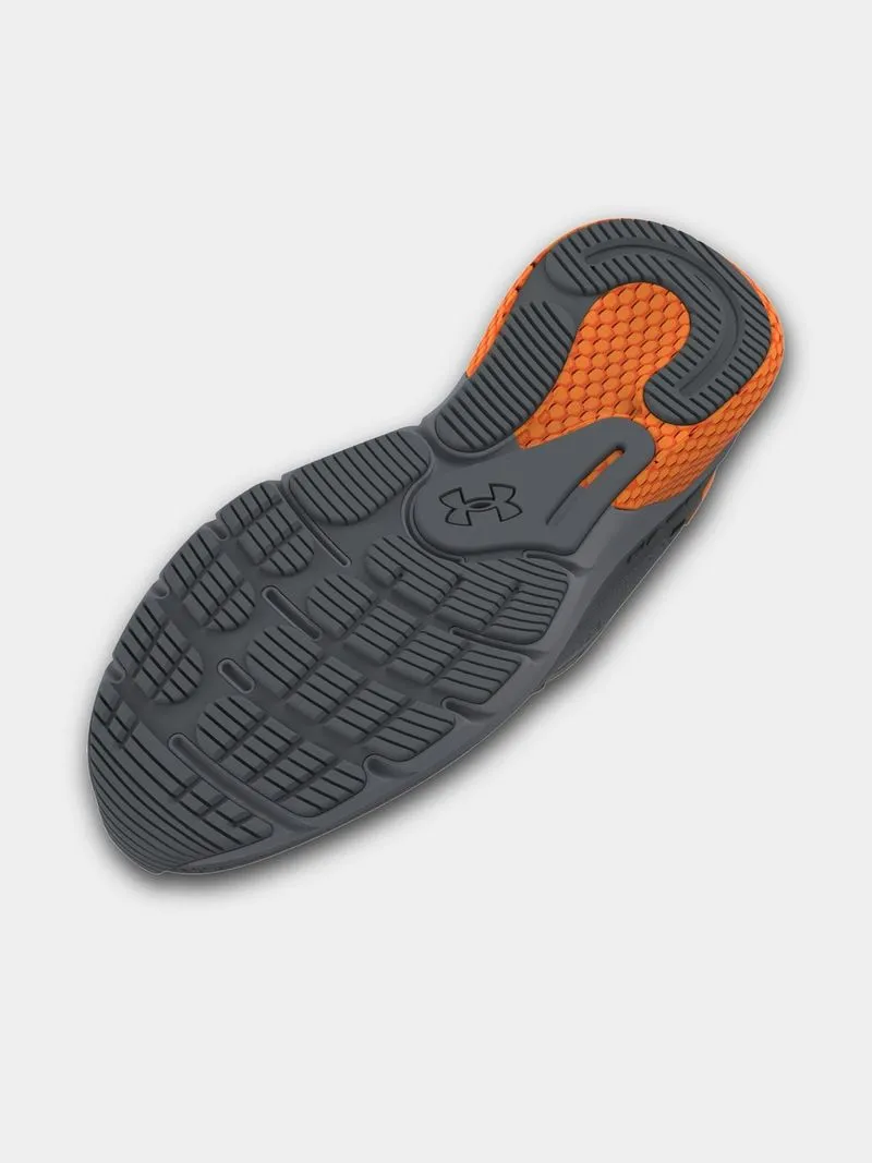 Mens Under Armour Hovr Turbulence 2 Charcoal/Orange Running Shoes