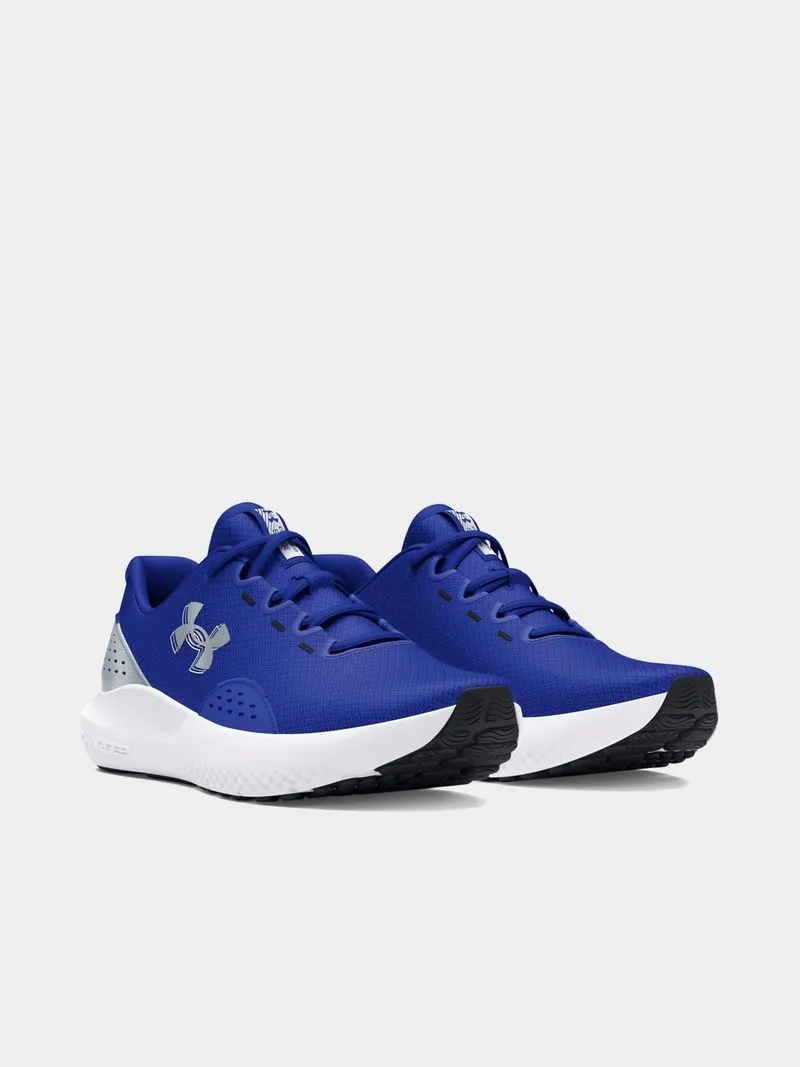 Mens Under Armour Surge 4 Royal/White Running Shoes