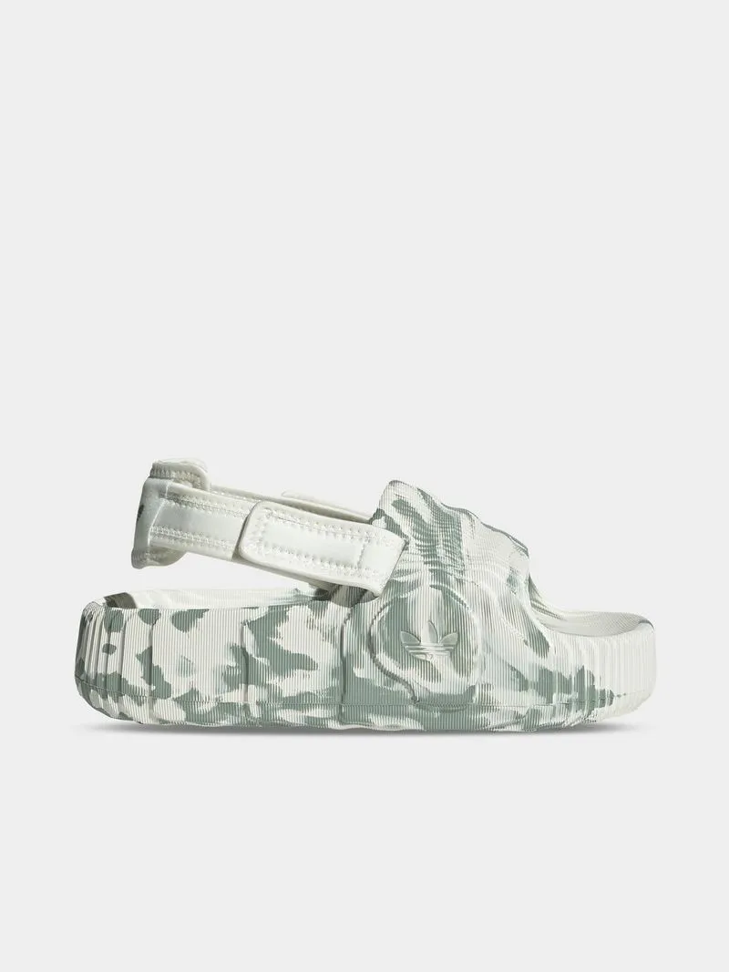 adidas Originals Women's Adilette 22 XLG Green/White Sneaker