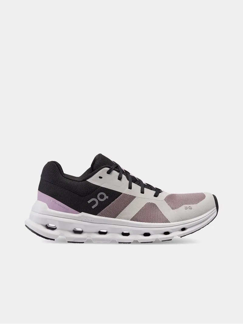 Womens On Running Cloudrunner Heron/Black Running Shoes