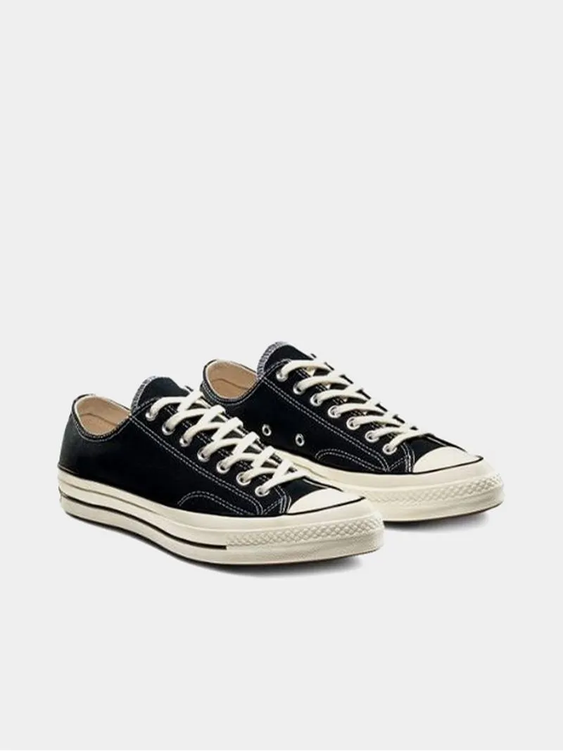 Converse Men's Chuck 70 Low Canvas Black Sneaker