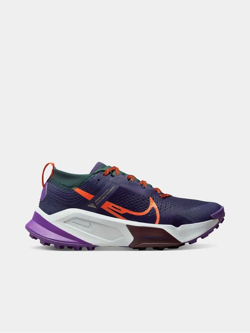 Womens Nike ZoomX Zegama Trail Purple Ink Trail Running Shoes