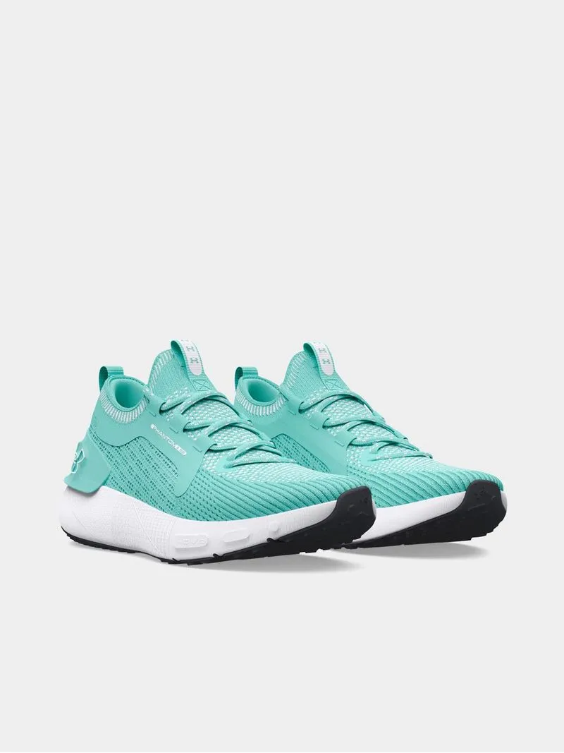 Womens Under Armour Hovr Phantom 3 SE Neo Turquoise Running Shoes