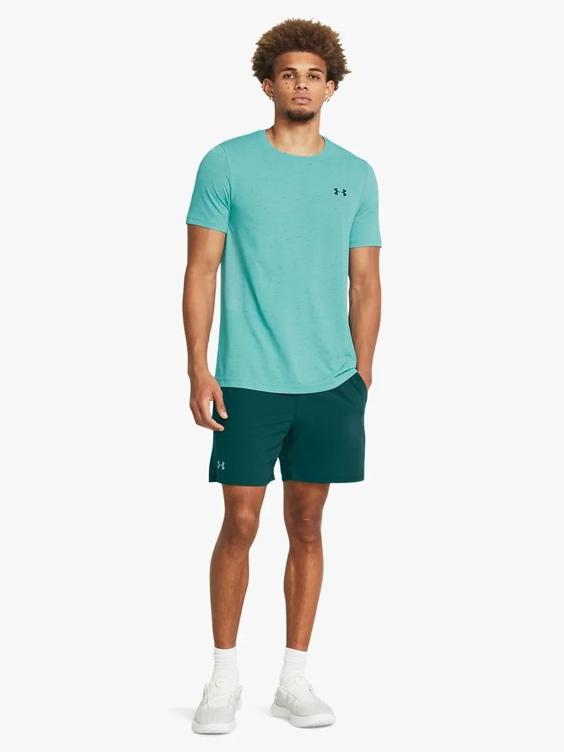 Mens Under Armour Vanish Seamless Short Sleeve Turquoise Tee
