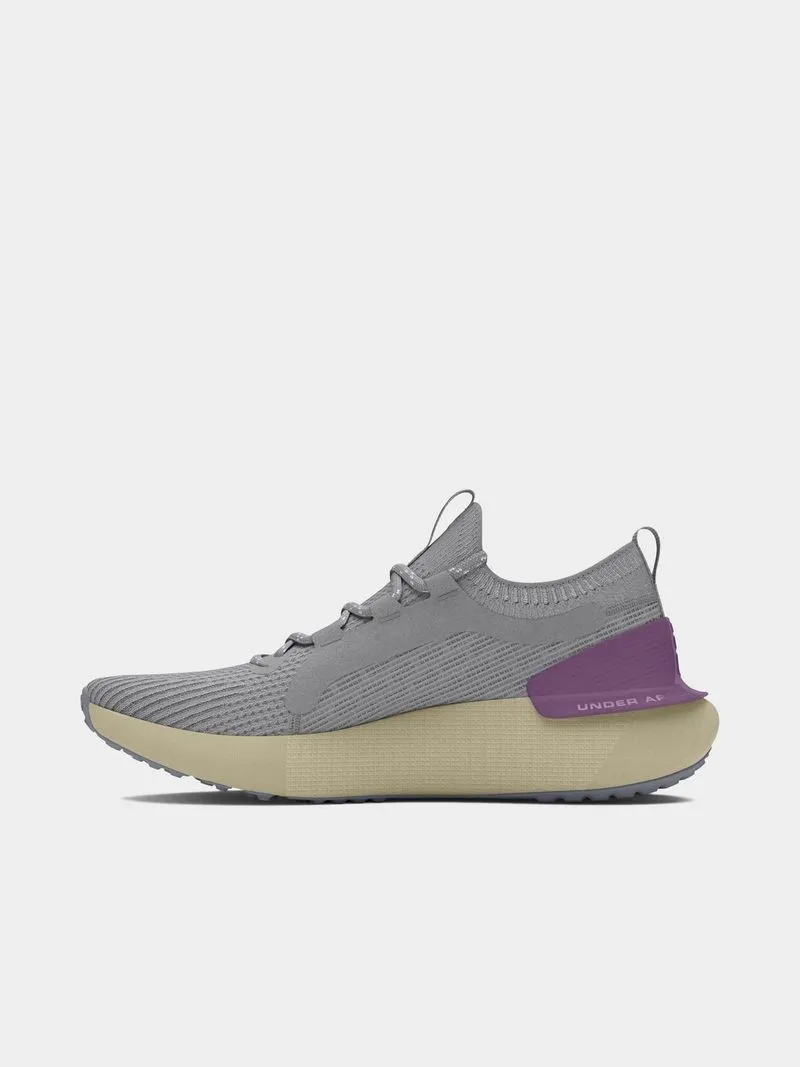 Womens Under Armour Hovr Phantom 3 SE Mood Grey/Provence Purple Running Shoes