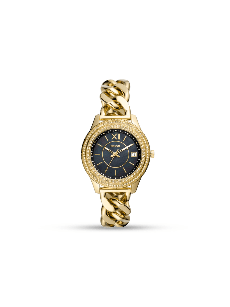 Fossil Women's Stella Gold Plated Bracelet Watch