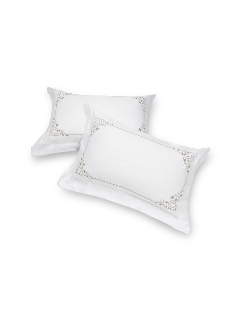grace pillowcase set standard 600tc manon champagne