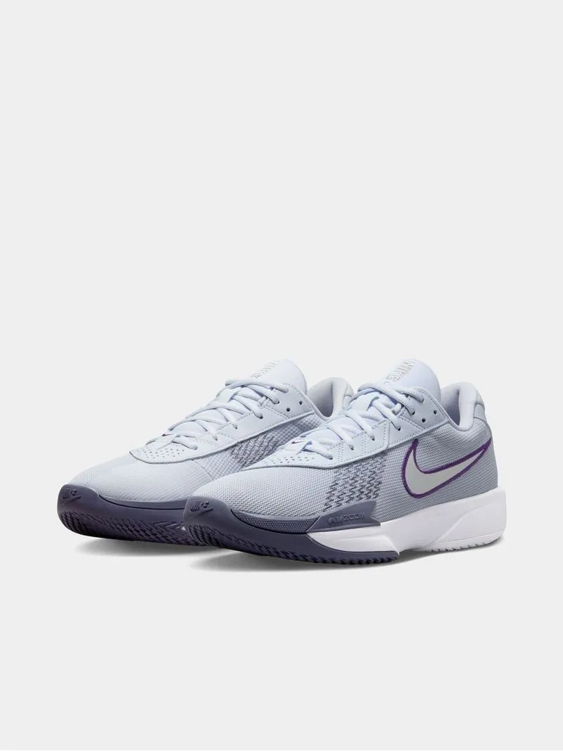 Mens Nike Air Zoom G.T. Cut Academy Grey/Purple Training Shoes